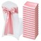 Satin Chair Sashes Wedding Chair Bows Bulk Pack Decorative Chair Ties for Banquet Party Event Chairs